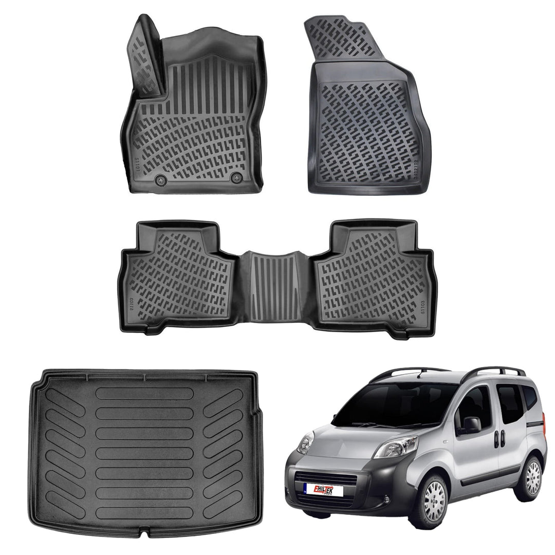Citroen C3 Aircross 3D Paspas  ve Bagaj Havuzu (Alt Bagaj, Hareketli) | 2017-2023 Arası