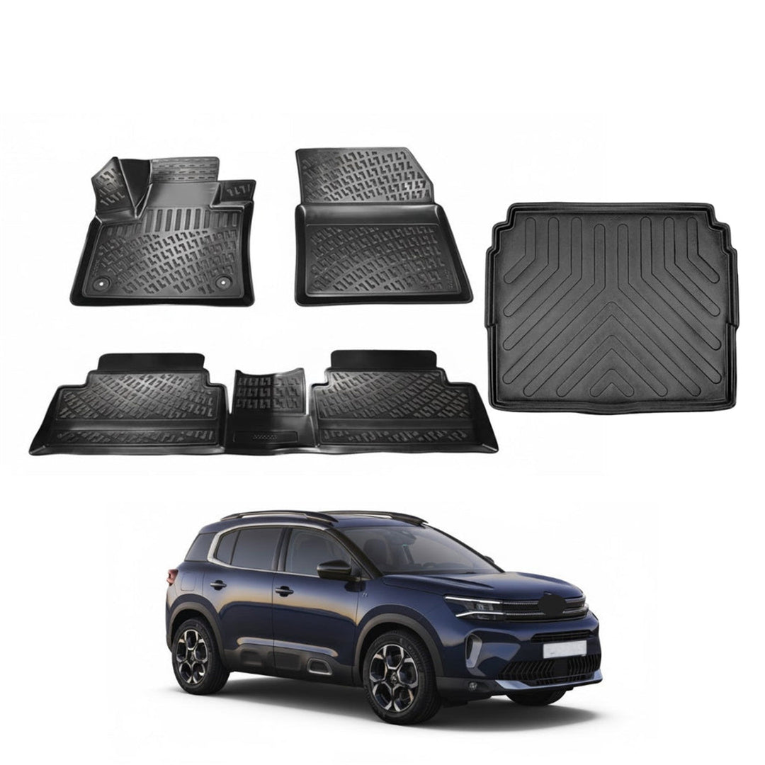 Citroen C5 Aircross 3D Paspas  ve Bagaj Havuzu (Alt Bagaj) | 2022 ve Sonrası