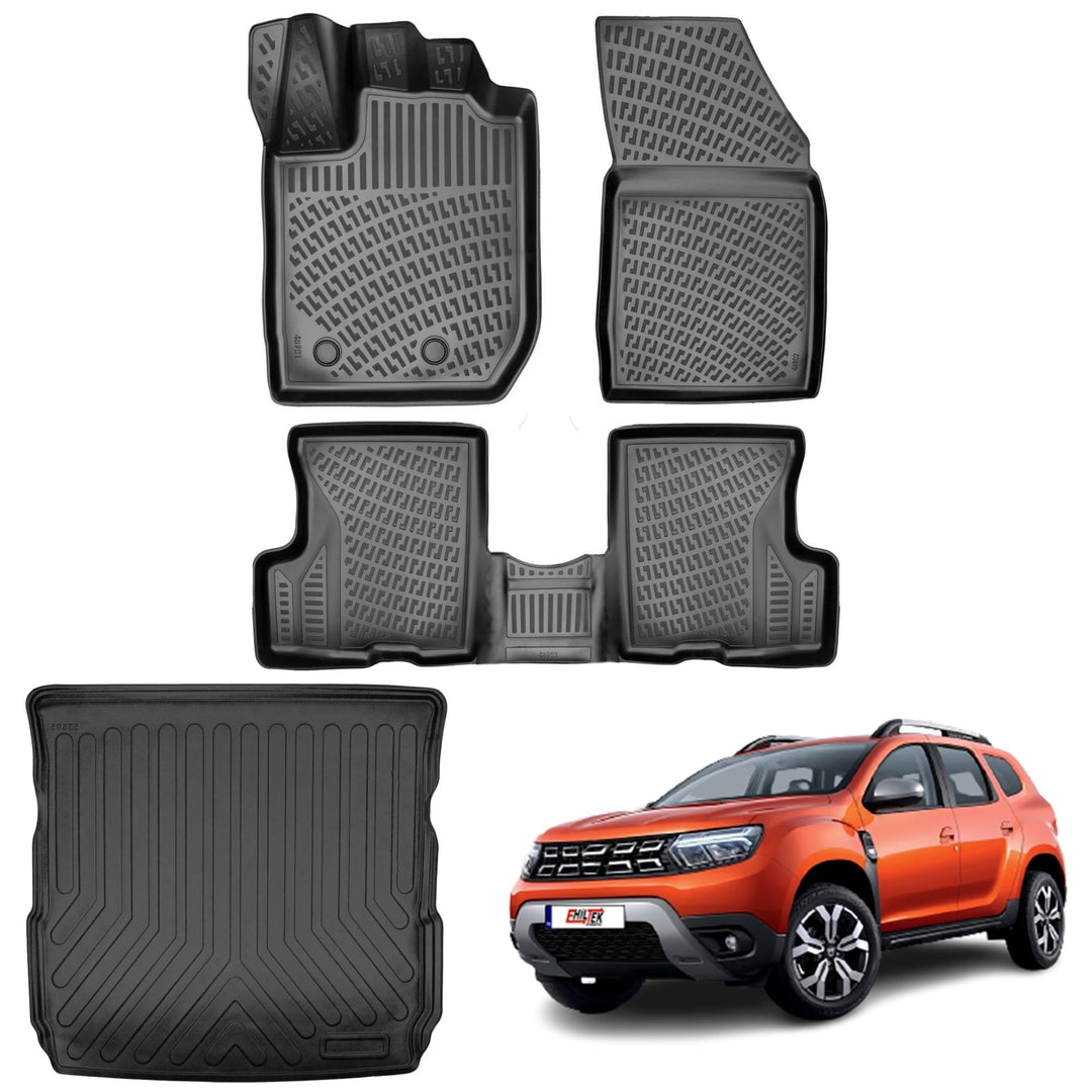 Citroen C4 Cactus 3D Paspas  ve Bagaj Havuzu | 2014 ve Sonrası