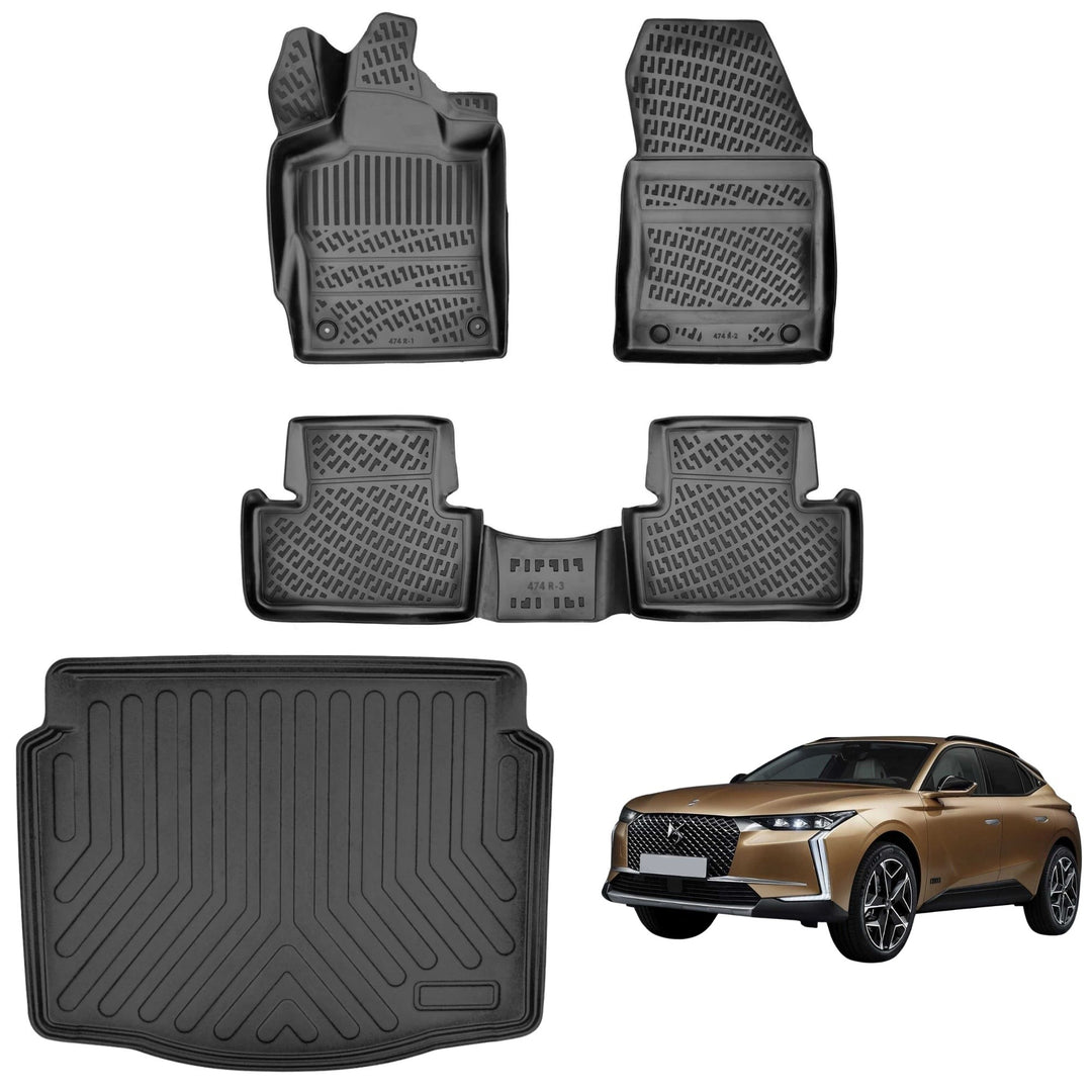 Cupra Leon 3D Paspas (Otomatik Vites) ve Bagaj Havuzu(Alt Bagaj, Sabit Zemin) | 2023 ve Sonrası, HB