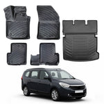 Resmi Galeri görüntüleyicisine yükleyin, Dacia Lodgy 3D Paspas  ve Bagaj Havuzu | 2012-2025 Arası, SW