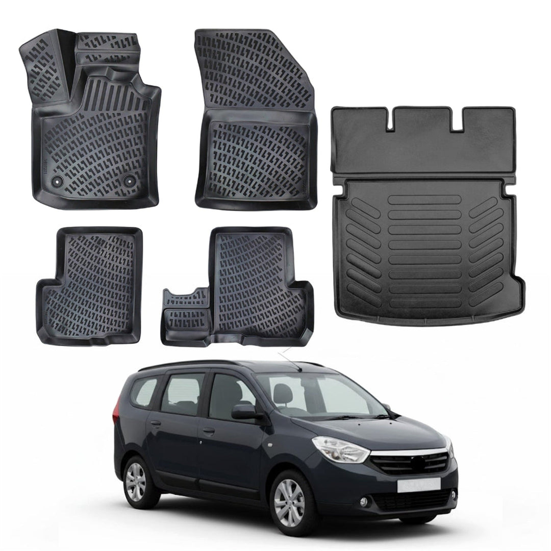 Dacia Lodgy 3D Paspas  ve Bagaj Havuzu | 2012-2025 Arası, SW