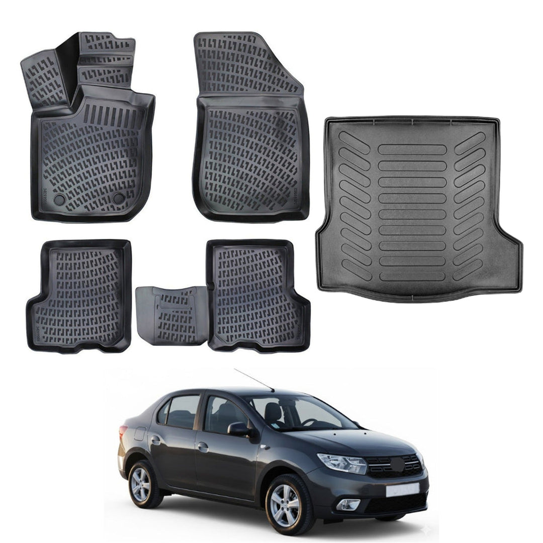 Dacia Logan 3D Paspas (EU Versiyon) ve Bagaj Havuzu (EU Versiyon) | 2013-2021 Arası, SD
