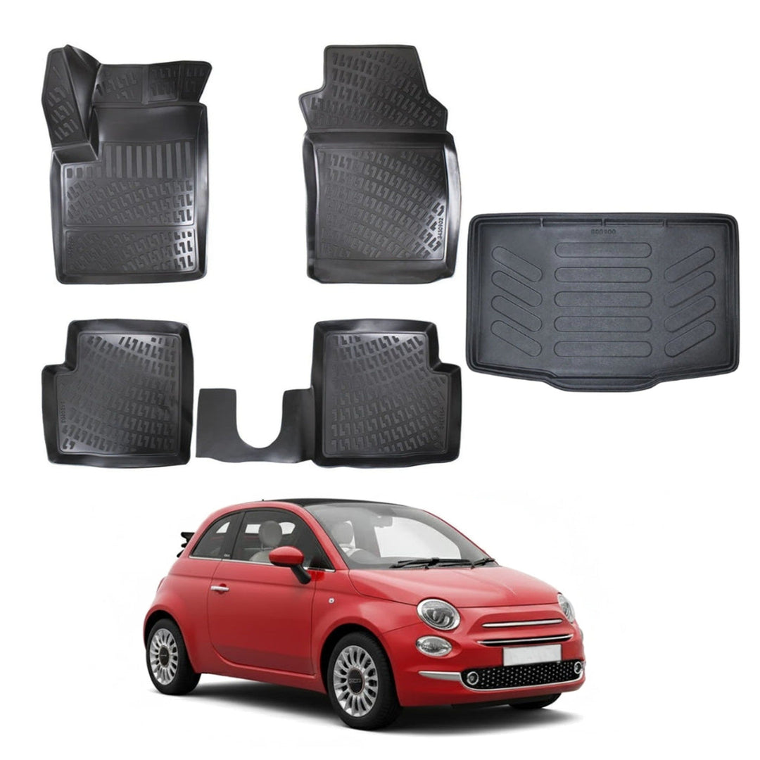 Fiat 500C 3D Paspas  ve Bagaj Havuzu | 2015 ve Sonrası, Cabrio