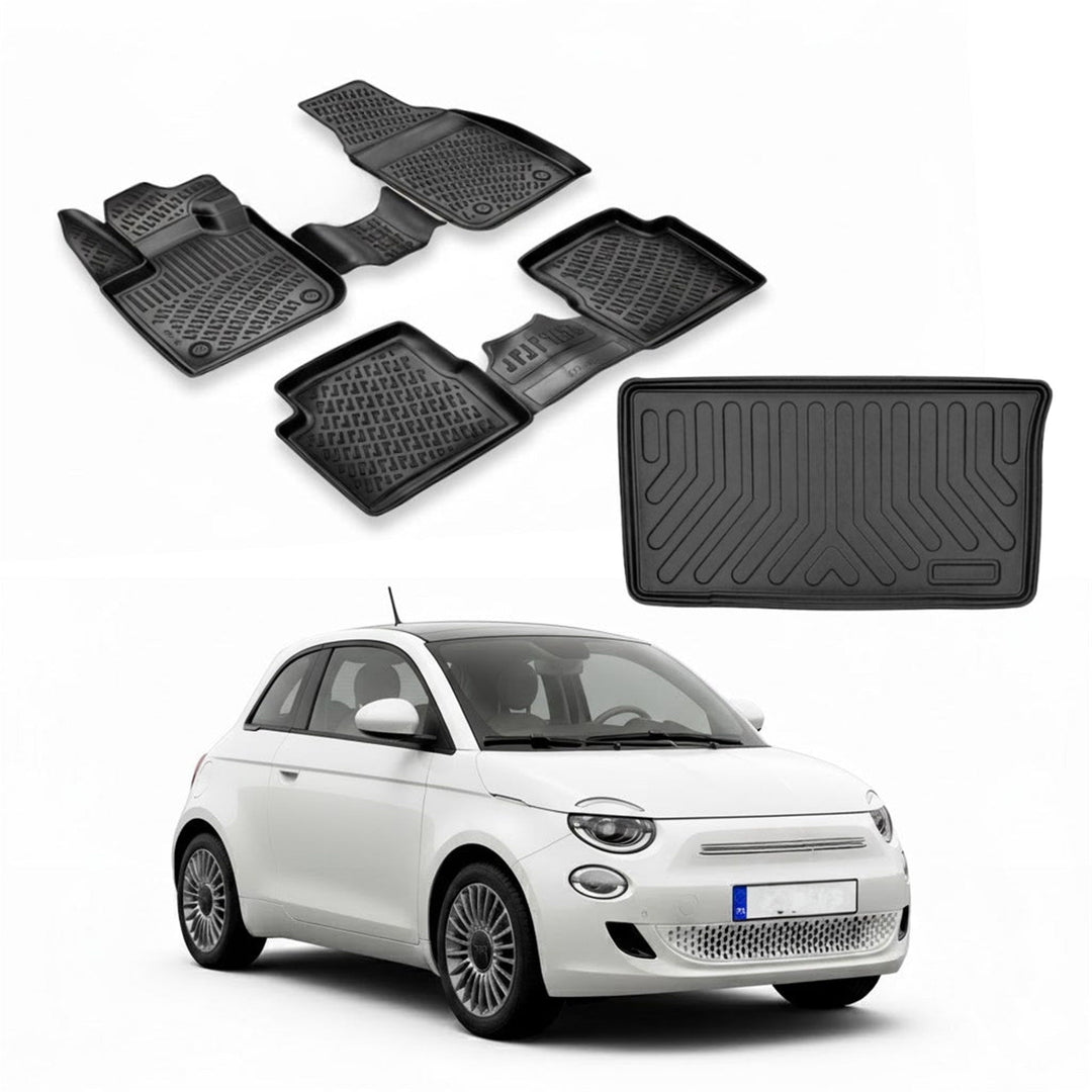Fiat 500e 3D Paspas (Elektrikli) ve Bagaj Havuzu | 2020 ve Sonrası, Cabrio