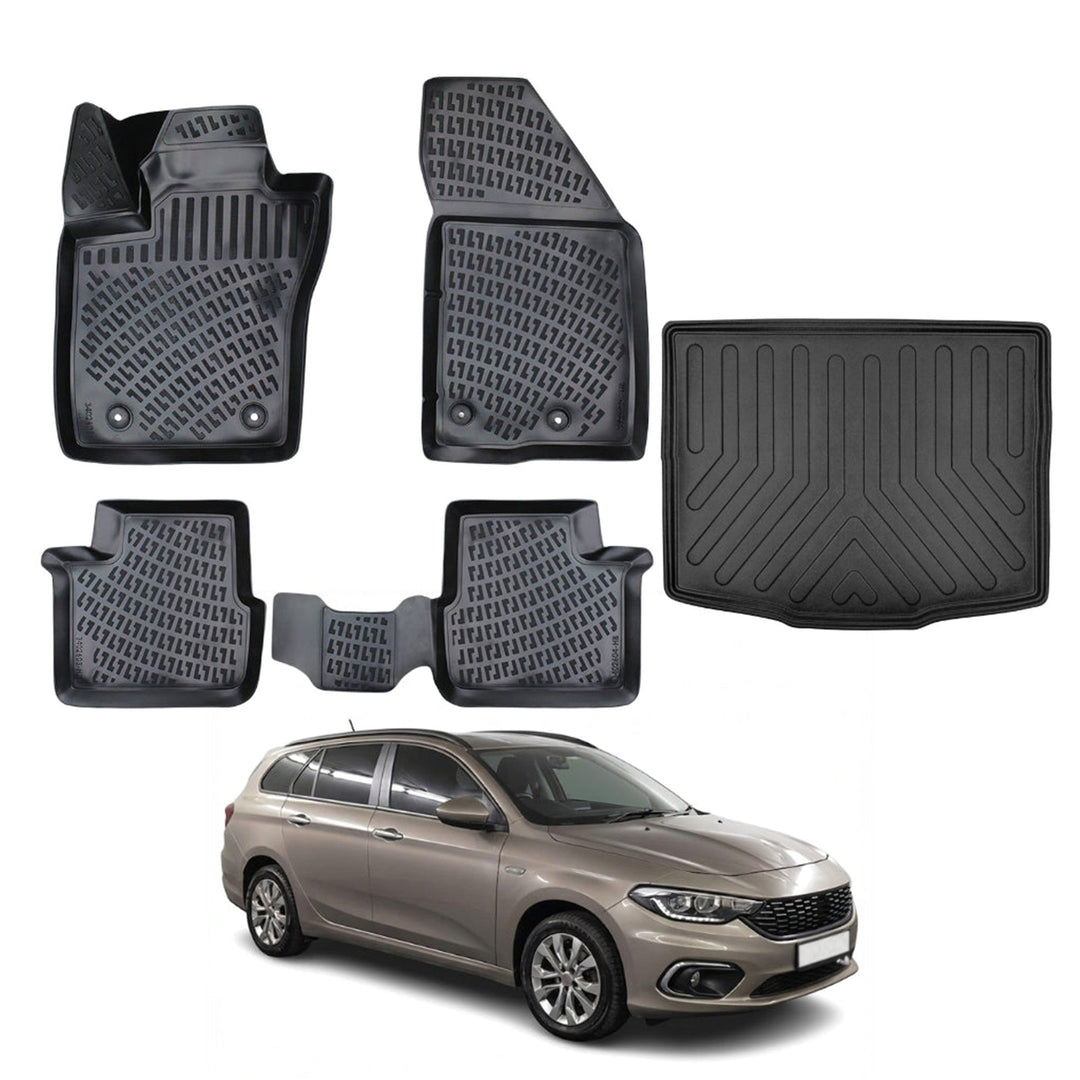 Fiat Egea Cross Wagon 3D Paspas  ve Bagaj Havuzu (Alt Bagaj) | 2020 ve Sonrası, SW