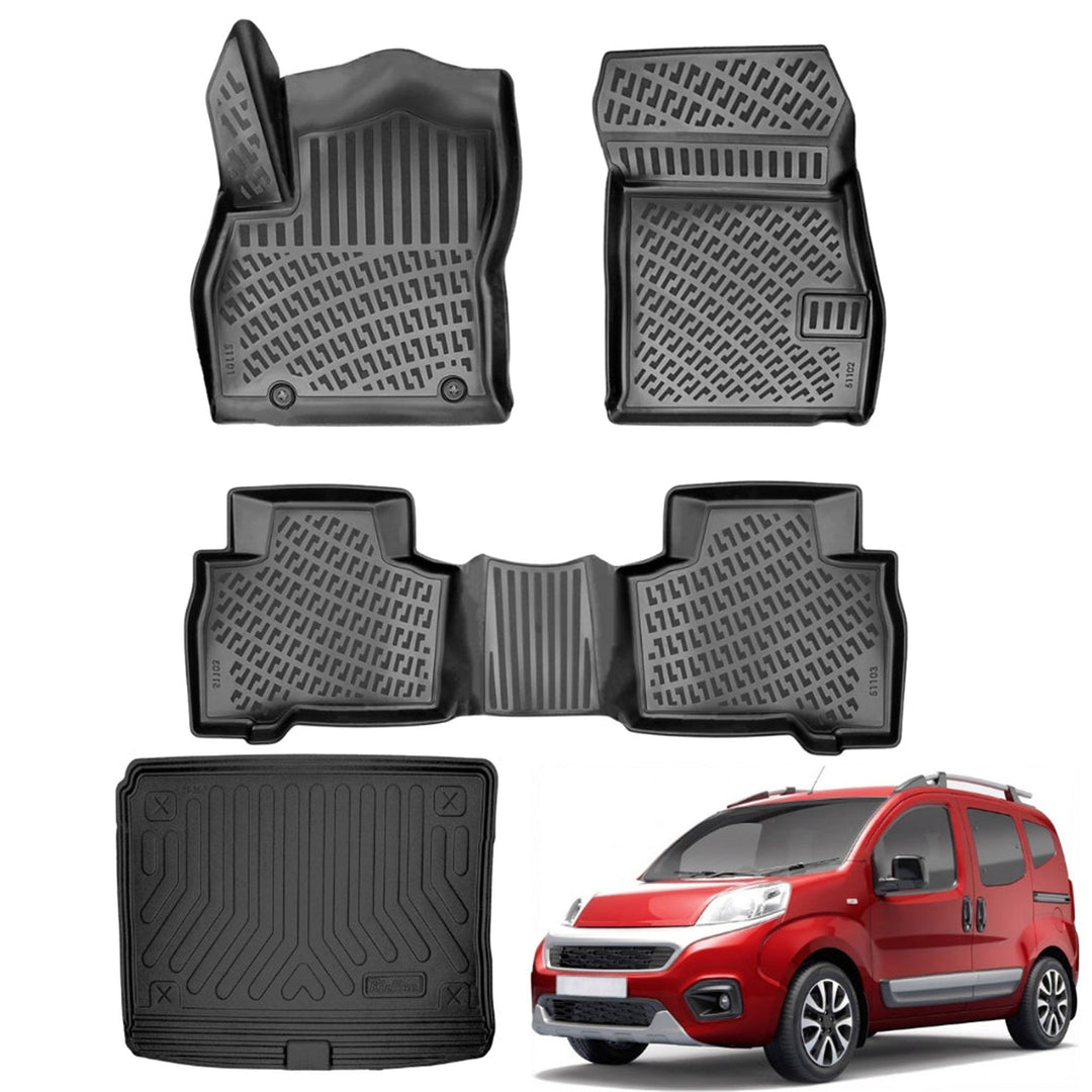 Fiat Fiorino 3D Paspas (Dizel) ve Bagaj Havuzu (Halı Zeminli) | 2020 ve Sonrası
