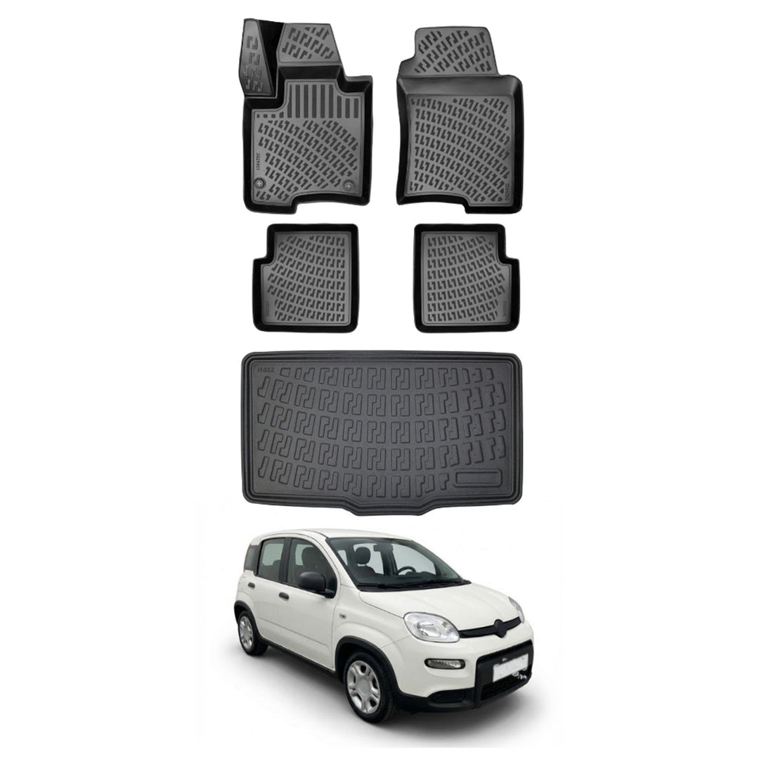 Fiat Panda Hybrid 3D Paspas  ve Bagaj Havuzu | 2020 ve Sonrası, HB