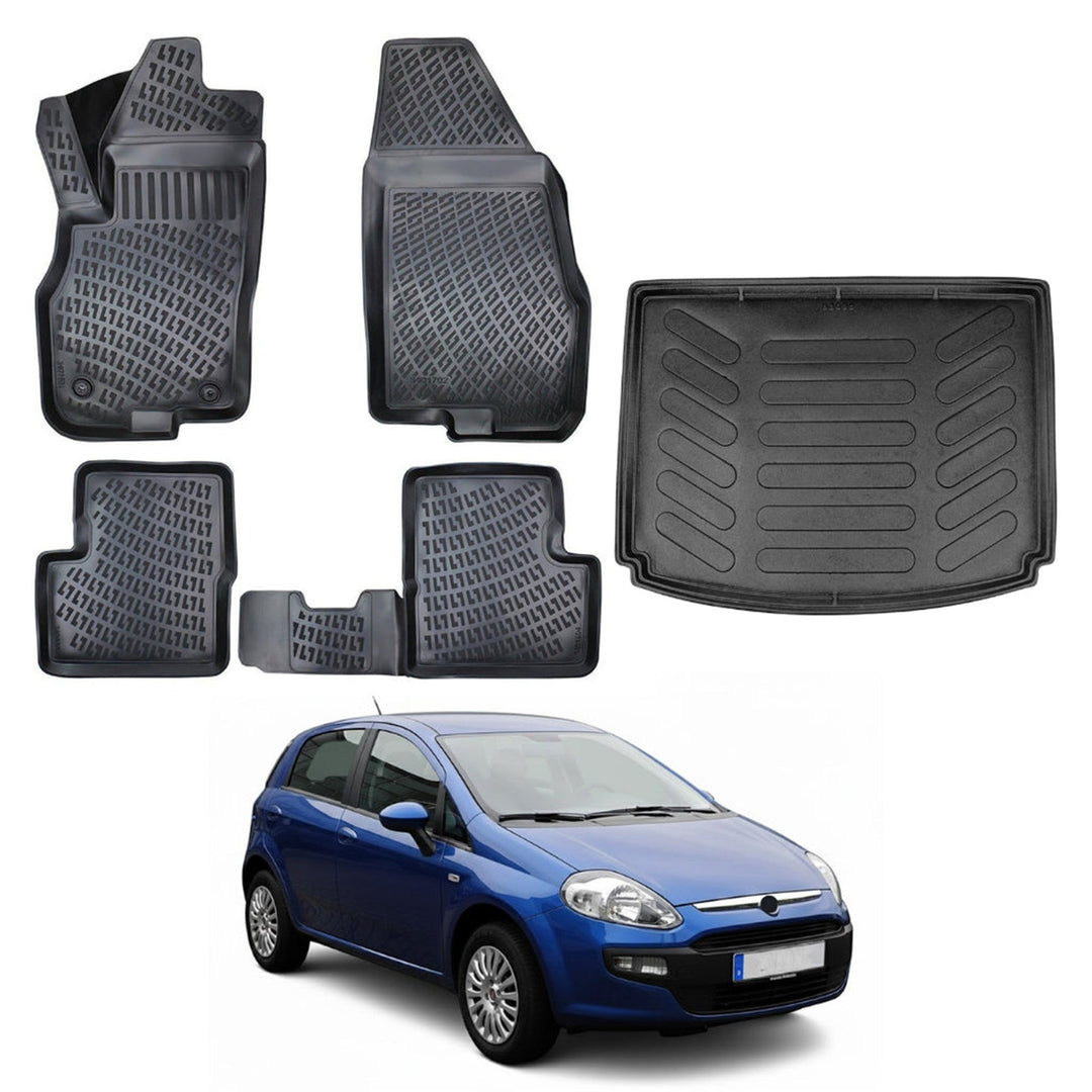 Fiat Grande Punto/Evo 3D Paspas  ve Bagaj Havuzu | 2010 ve Sonrası, HB