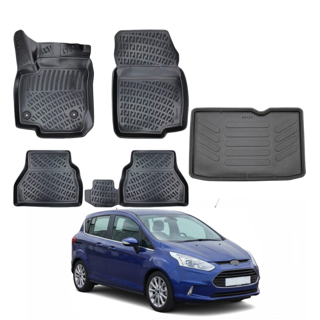 Ford B-Max 3D Paspas  ve Bagaj Havuzu (Alt Bagaj) | 2011 ve Sonrası, HB