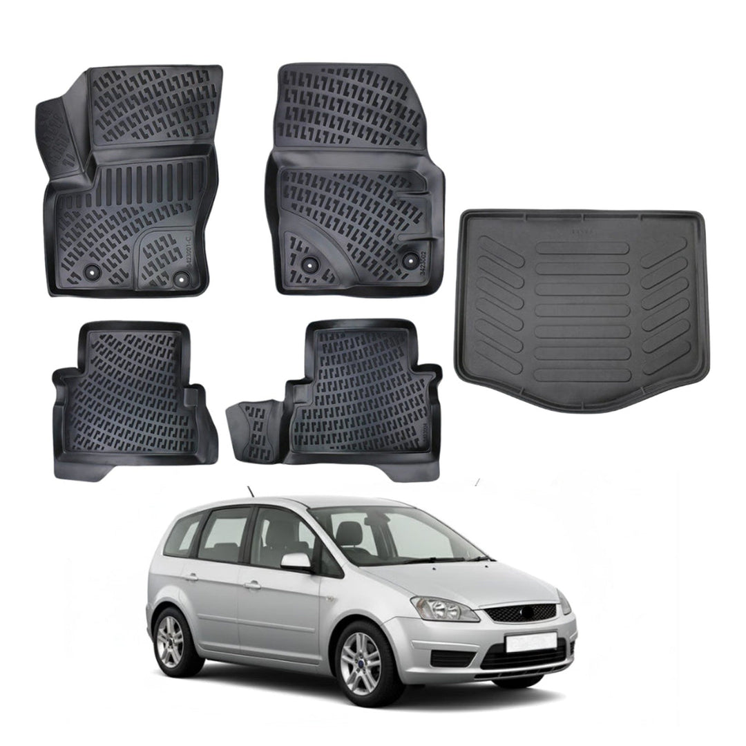 Ford C-Max 3D Paspas  ve Bagaj Havuzu | 2003-2010 Arası, HB