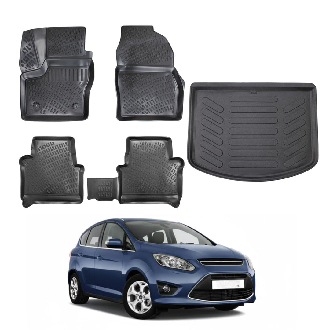 Ford C-Max 3D Paspas (5 Koltuklu) ve Bagaj Havuzu | 2010-2015 Arası, HB