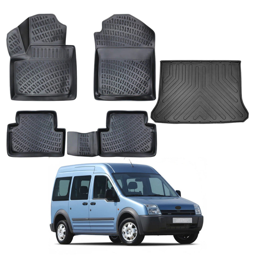 Ford Connect 3D Paspas  ve Bagaj Havuzu (Cepli) | 2002-2013 Arası