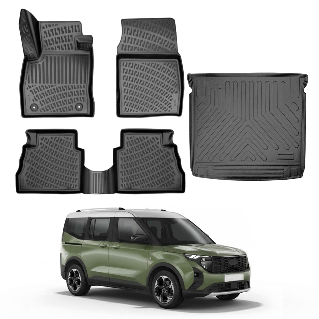 Ford Tourneo Courier 3D Paspas  ve Bagaj Havuzu | 2024 ve Sonrası