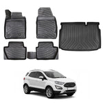 Resmi Galeri görüntüleyicisine yükleyin, Ford Ecosport 3D Paspas  ve Bagaj Havuzu (Alt Bagaj) | 2016 ve Sonrası