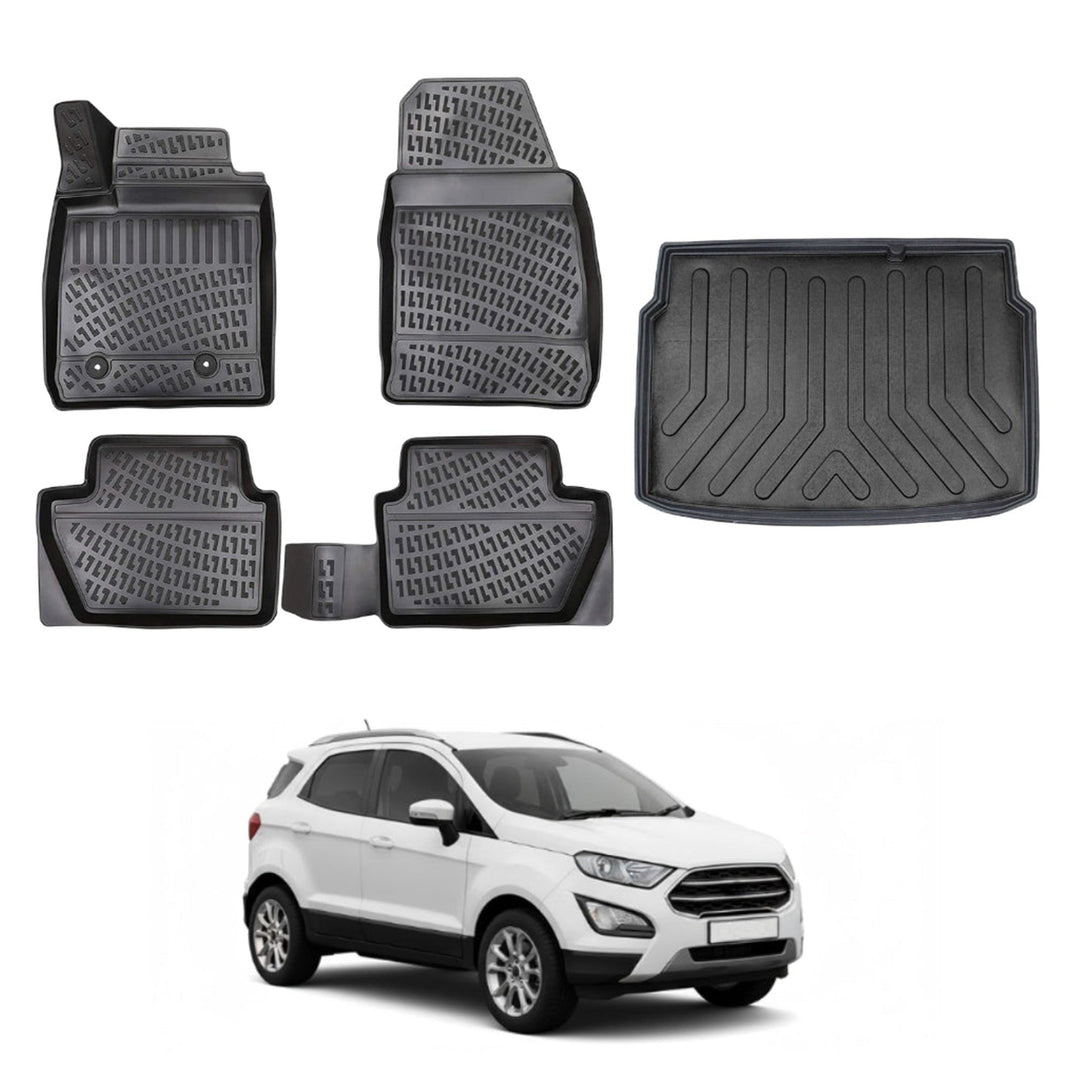 Ford Ecosport 3D Paspas  ve Bagaj Havuzu (Üst Bagaj) | 2016 ve Sonrası