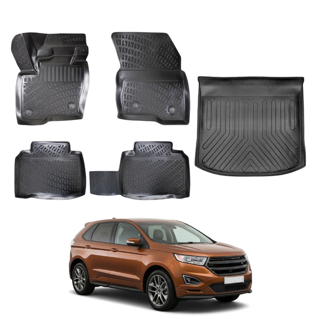 Ford Edge 3D Paspas  ve Bagaj Havuzu | 2016 ve Sonrası