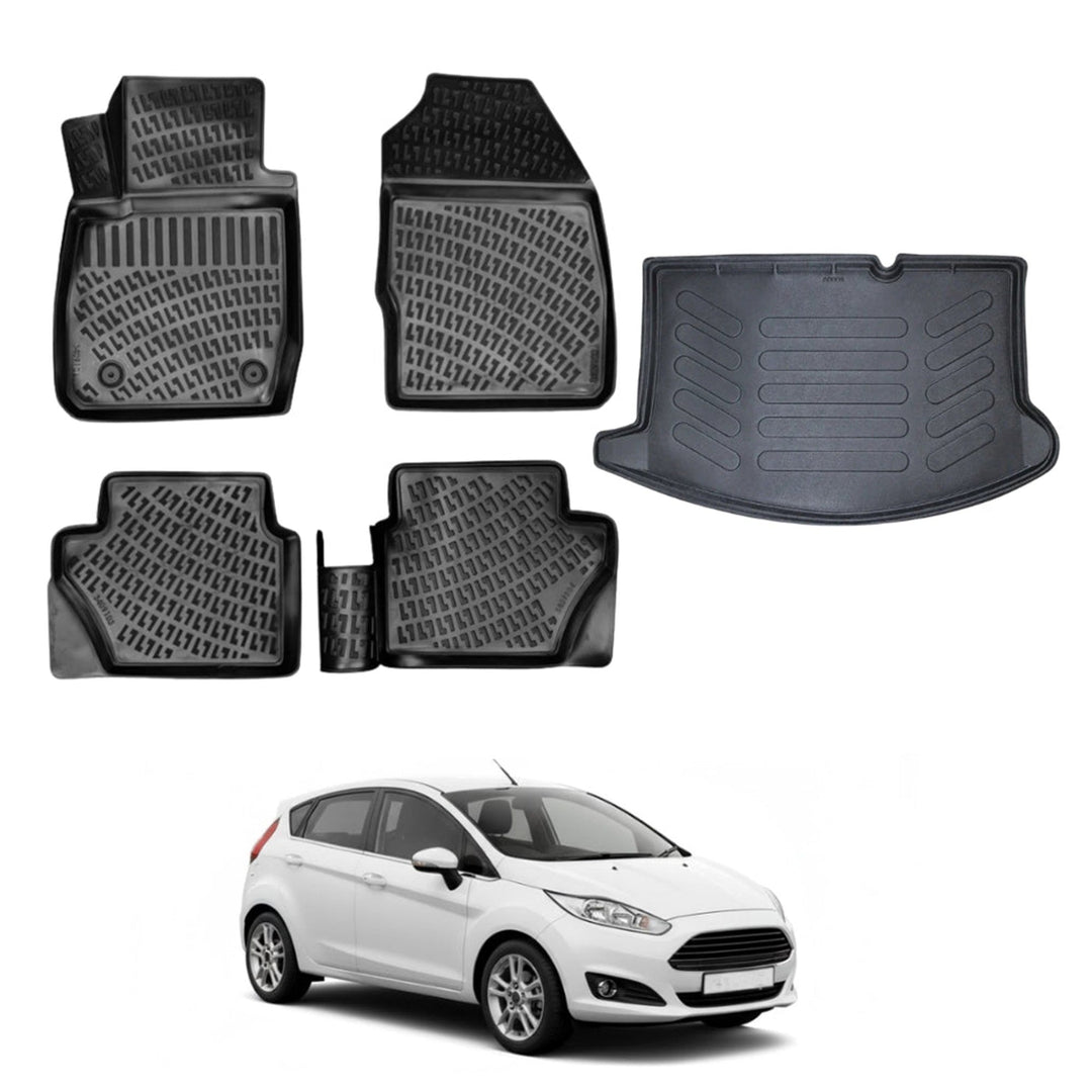Ford Fiesta 3D Paspas  ve Bagaj Havuzu | 2009-2017 Arası, HB