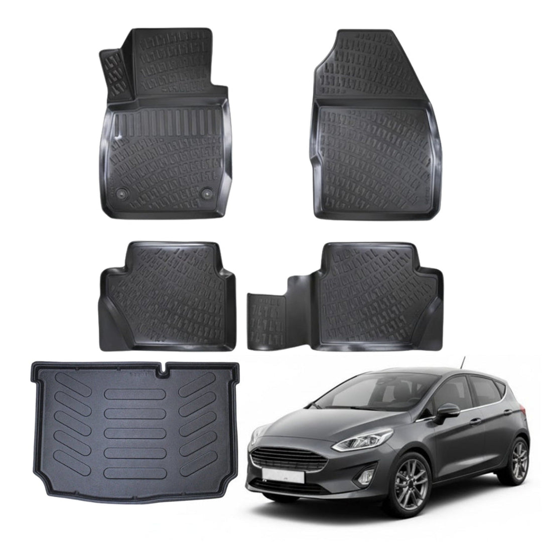 Ford Fiesta 3D Paspas  ve Bagaj Havuzu | 2017 ve Sonrası, HB