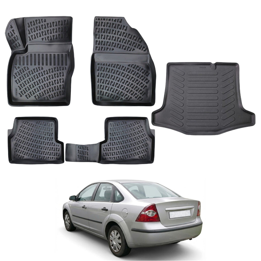 Ford Focus 3D Paspas  ve Bagaj Havuzu | 2005-2010 Arası, SD