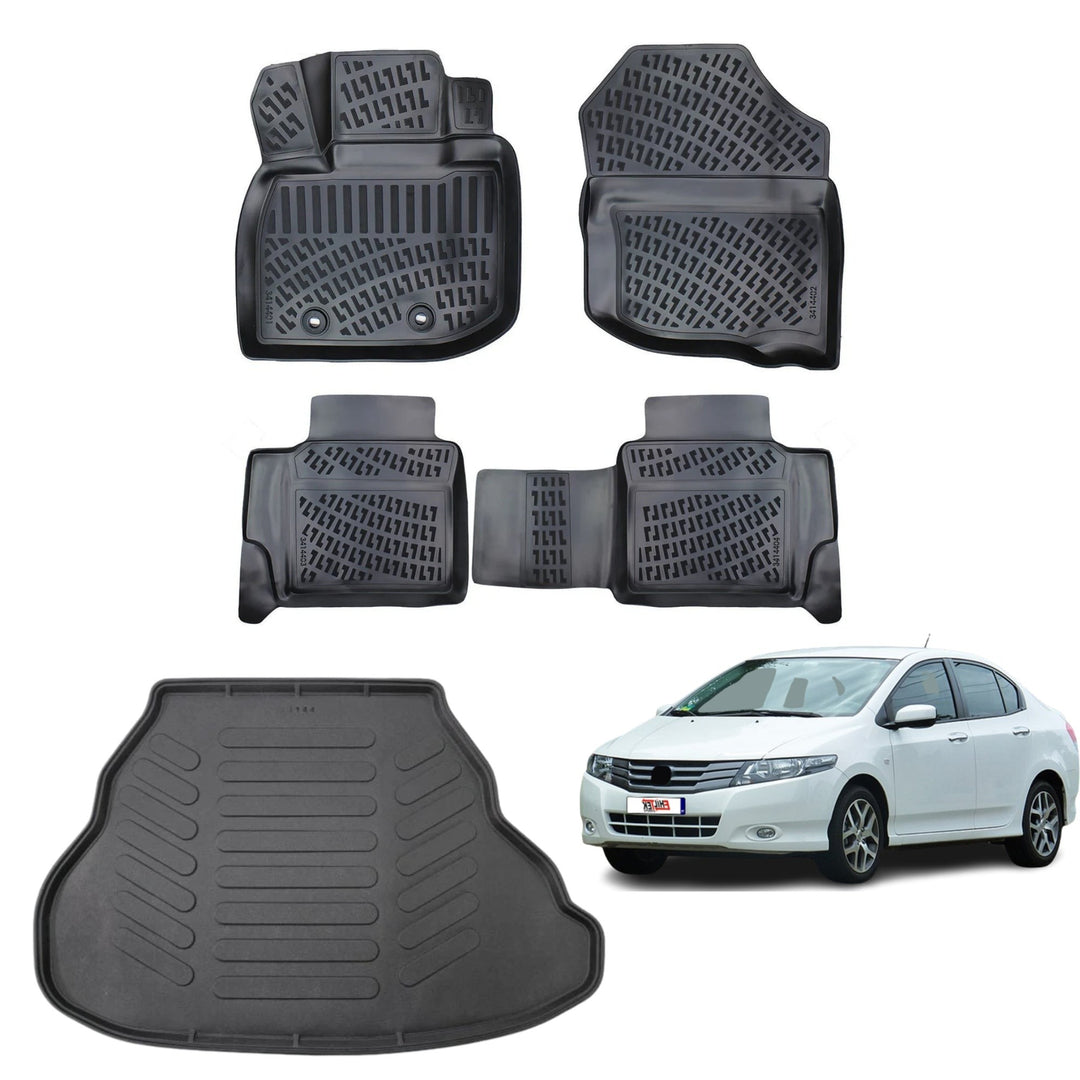 Ford Focus 3D Paspas Siyah, Sağ Ön Klipsiz ve Bagaj Havuzu (İnce Stepne, Tamir Kitsiz) 2018 Üzeri,SD