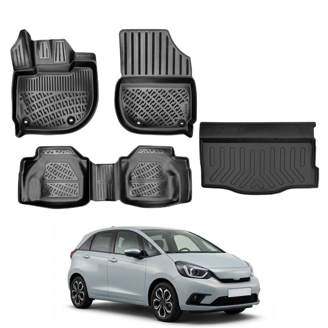 Honda Jazz 3D Paspas  ve Bagaj Havuzu (Crosstar, Ses Sistemli) | 2020 ve Sonrası, HB