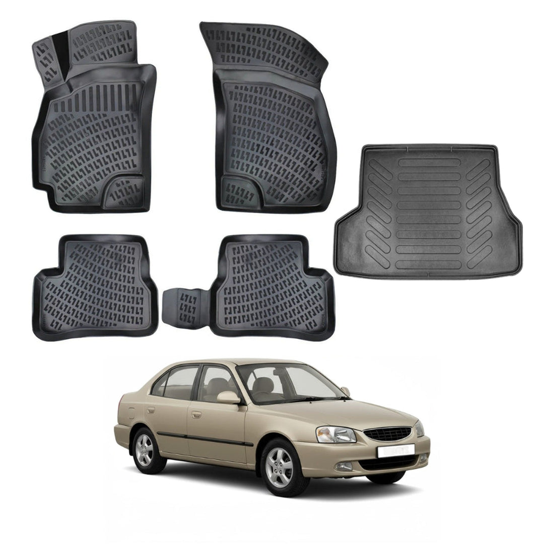 Hyundai Accent Admire 3D Paspas  ve Bagaj Havuzu | 2000-2005 Arası, SD