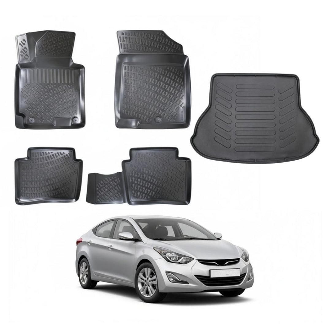 Hyundai Elantra 3D Paspas  ve Bagaj Havuzu | 2010-2015 Arası, SD