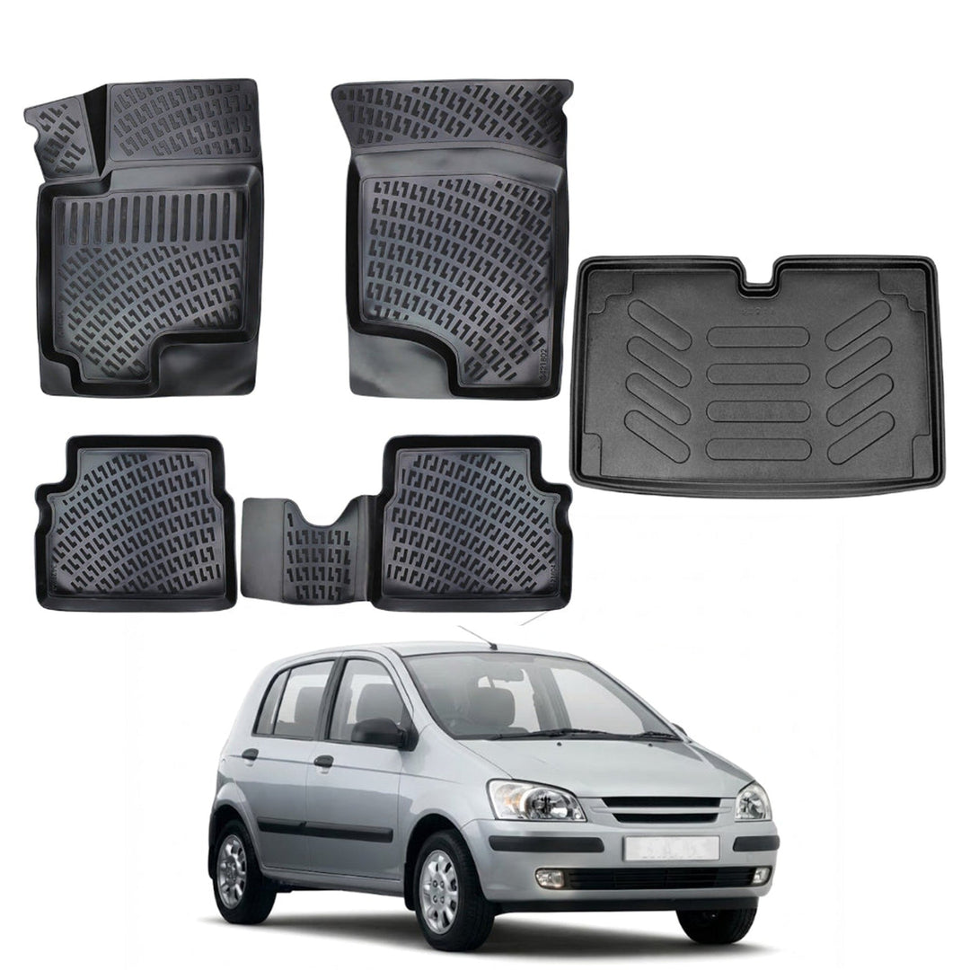 Hyundai Getz 3D Paspas  ve Bagaj Havuzu | 2002 ve Sonrası, HB