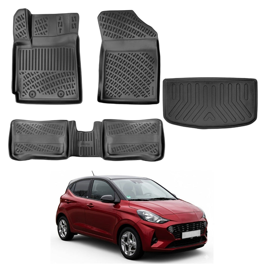 Hyundai i10 3D Paspas  ve Bagaj Havuzu | 2019 ve Sonrası, HB
