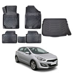 Resmi Galeri görüntüleyicisine yükleyin, Hyundai i30 3D Paspas  ve Bagaj Havuzu (İnce Stepneli) | 2012-2016 Arası, HB
