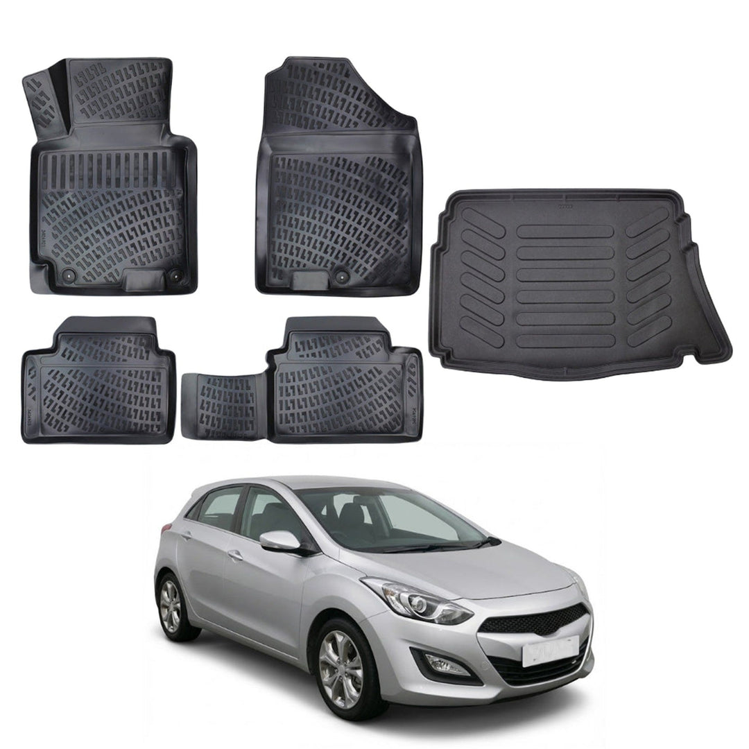 Hyundai i30 3D Paspas  ve Bagaj Havuzu (İnce Stepneli) | 2012-2016 Arası, HB