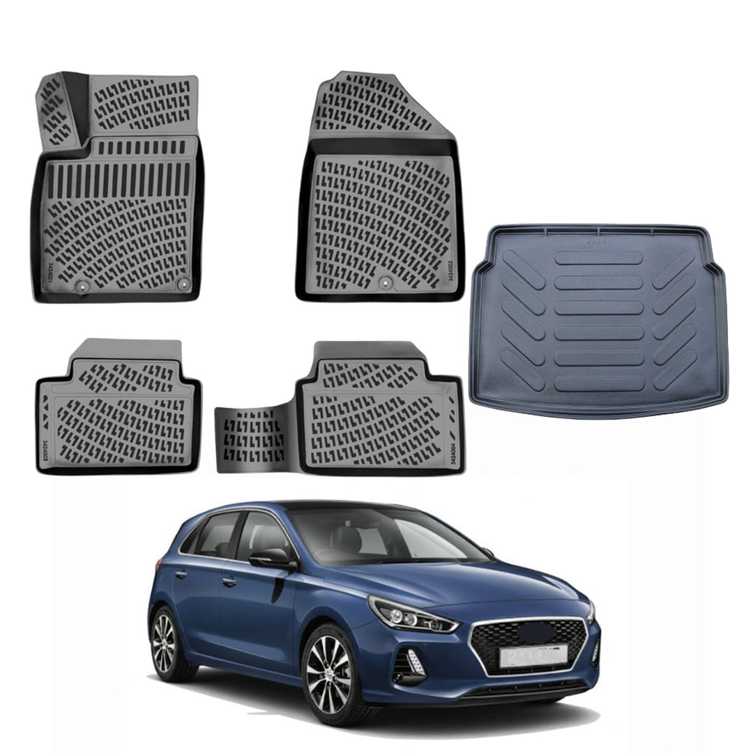 Hyundai i30 3D Paspas  ve Bagaj Havuzu (Alt Bagaj) | 2016 ve Sonrası, HB
