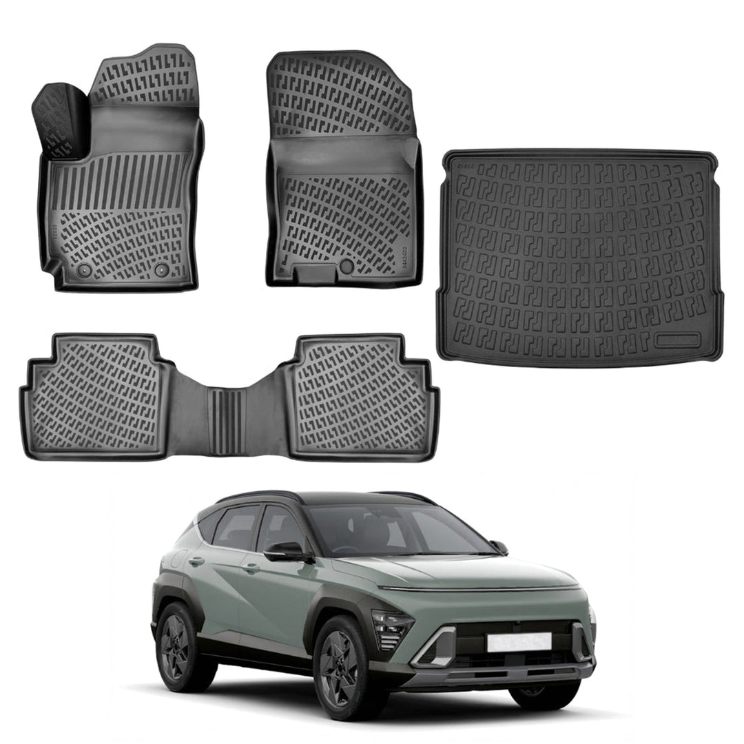 Hyundai Kona 3D Paspas (Hybrid) ve Bagaj Havuzu (Üst Bagaj) | 2023 ve Sonrası