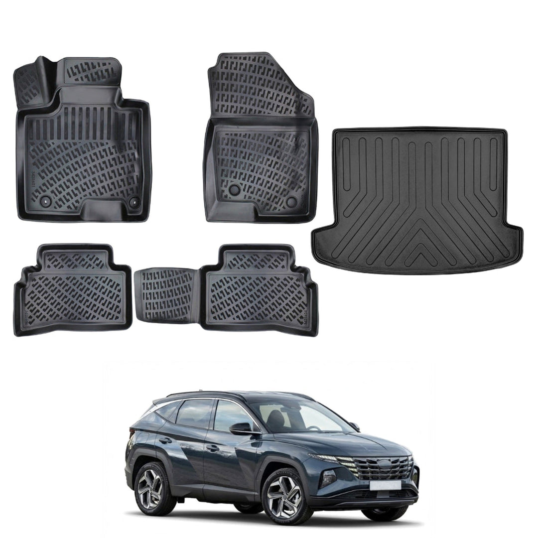 Hyundai Tucson 3D Paspas  ve Bagaj Havuzu (Elit Plus) | 2021 ve Sonrası