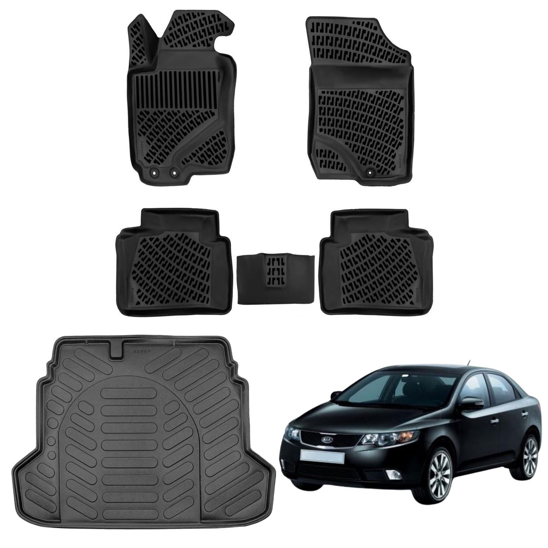 Jaecoo 7 3D Paspas  ve Bagaj Havuzu (İnce Stepneli) | 2024 ve Sonrası