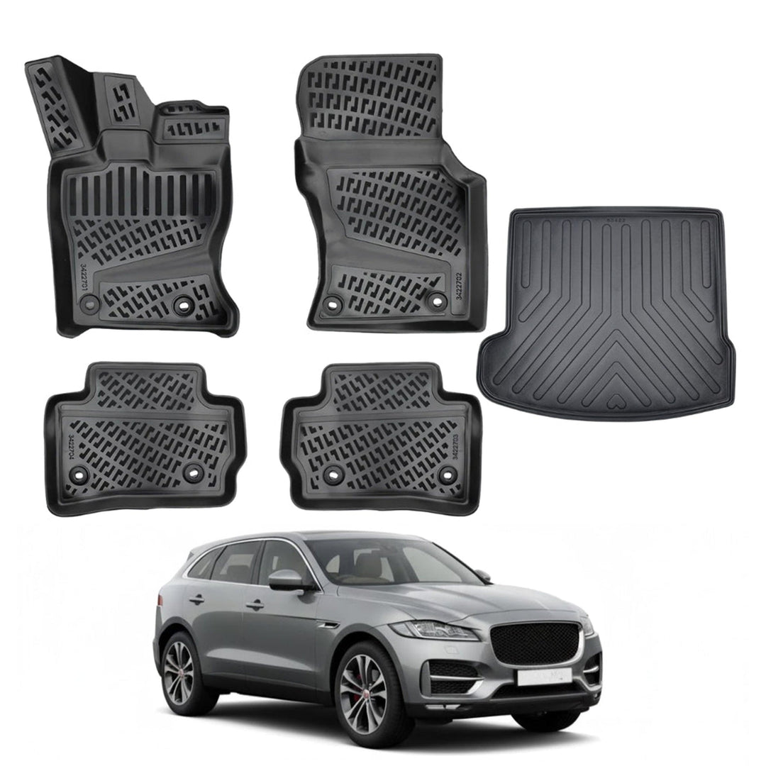 Jaguar F-Pace 3D Paspas  ve Bagaj Havuzu | 2016-2020 Arası
