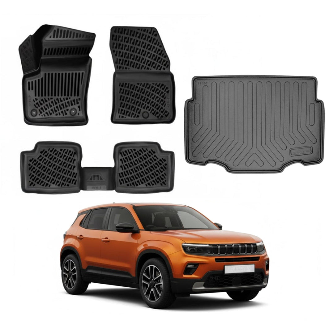 Jeep Avenger EV 3D Paspas  ve Bagaj Havuzu (Alt Bagaj) | 2023 ve Sonrası