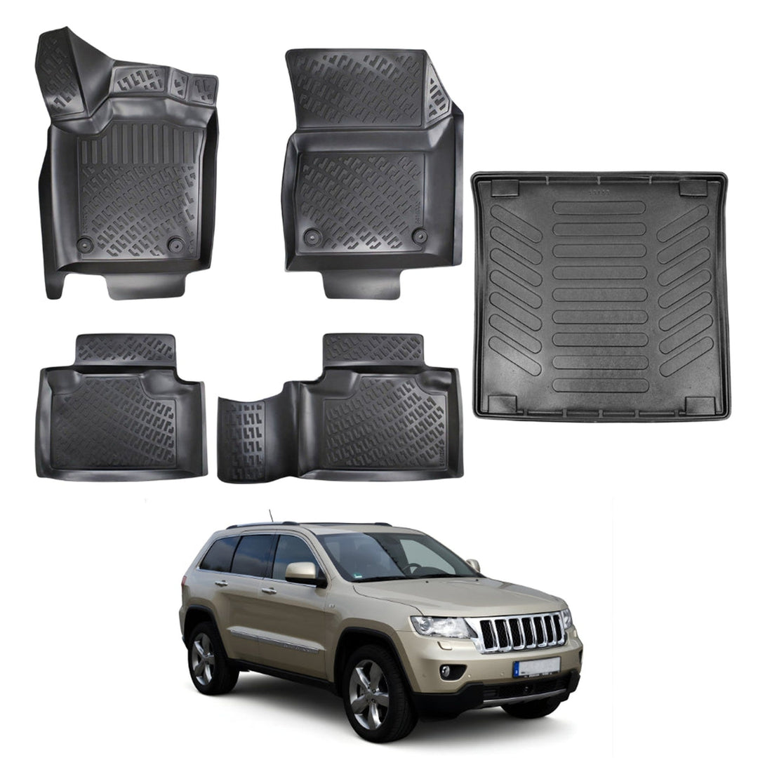 Jeep Grand Cherokee 3D Paspas  ve Bagaj Havuzu | 2011-2021 Arası