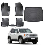 Resmi Galeri görüntüleyicisine yükleyin, Jeep Renegade 3D Paspas  ve Bagaj Havuzu (Üst Bagaj) | 2015-2019 Arası