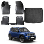 Resmi Galeri görüntüleyicisine yükleyin, Jeep Renegade 3D Paspas  ve Bagaj Havuzu (Sabit Zemin) | 2018 ve Sonrası