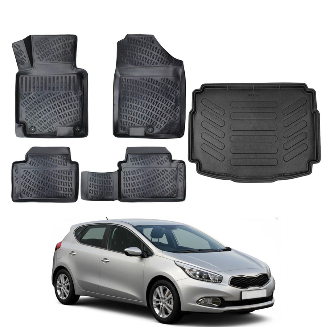 Kia Ceed 3D Paspas  ve Bagaj Havuzu (Üst Bagaj) | 2012-2018 Arası, HB