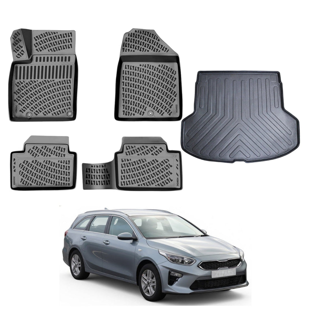 Kia Ceed 3D Paspas  ve Bagaj Havuzu | 2018-2022 Arası, SW