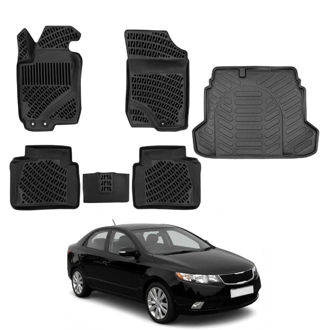 Kia Forte 3D Paspas  ve Bagaj Havuzu | 2010-2013 Arası, SD