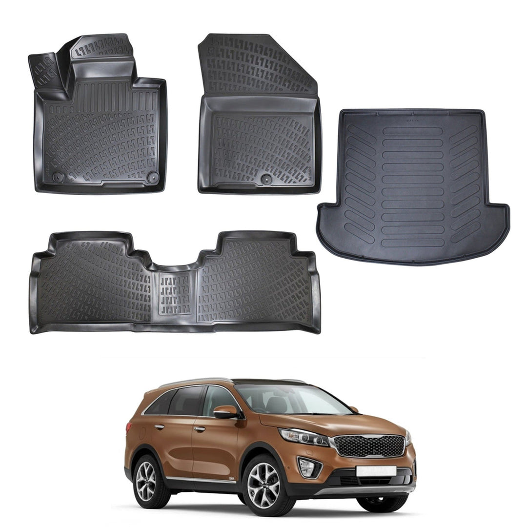 Kia Sorento 3D Paspas  ve Bagaj Havuzu | 2016-2020 Arası
