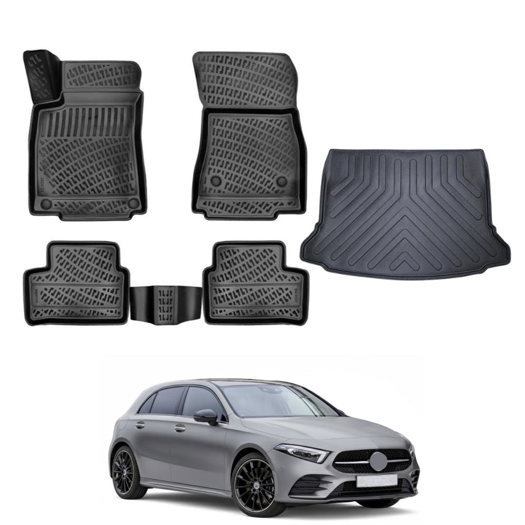 Mercedes A Class W177 3D Paspas  ve Bagaj Havuzu (Cepli) | 2018 ve Sonrası, HB