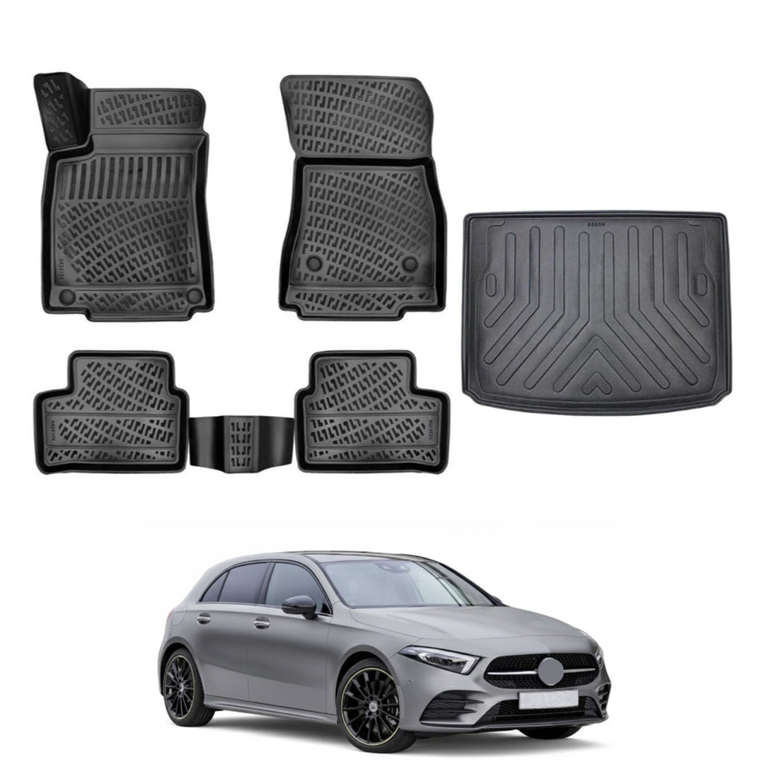 Mercedes A Class W177 3D Paspas  ve Bagaj Havuzu (Cepsiz) | 2018 ve Sonrası, HB