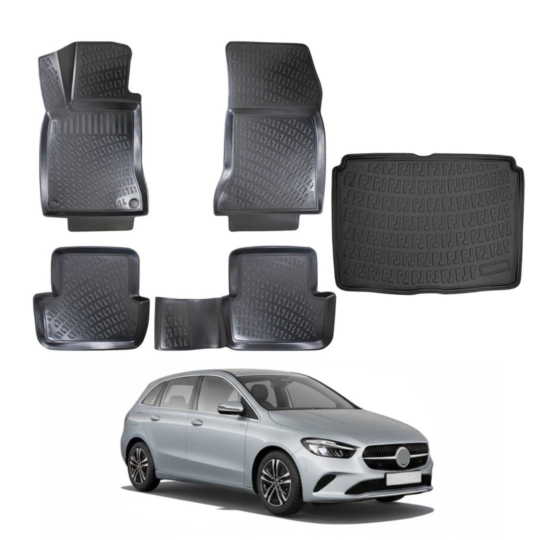 Mercedes B Class W247 3D Paspas  ve Bagaj Havuzu (Alt Bagaj) | 2018 ve Sonrası, HB