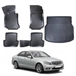 Resmi Galeri görüntüleyicisine yükleyin, Mercedes C Class W204 3D Paspas  ve Bagaj Havuzu (Rampalı) | 2007-2014 Arası, SD
