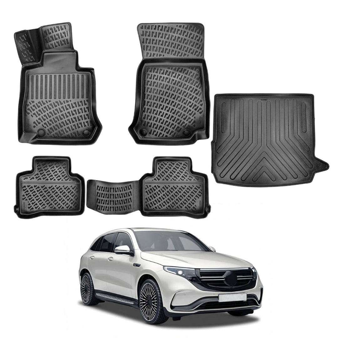 Mercedes EQC 3D Paspas (Elektrikli) ve Bagaj Havuzu | 2019 ve Sonrası